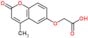 [(4-methyl-2-oxo-2H-chromen-6-yl)oxy]acetic acid