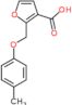 2-[(4-methylphenoxy)methyl]furan-3-carboxylic acid