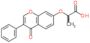 2-[(4-oxo-3-phenyl-4H-chromen-7-yl)oxy]propanoic acid