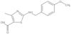 2-[[(4-Methoxyphenyl)methyl]amino]-4-methyl-5-thiazolecarboxylic acid