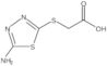 [(5-amino-1,3,4-thiadiazol-2-yl)sulfanyl]acetic acid