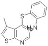 2-[(5-methylthieno[2,3-d]pyrimidin-4-yl)thio]aniline