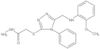 2-[[5-[[(2-Methoxyphenyl)amino]methyl]-4-phenyl-4H-1,2,4-triazol-3-yl]thio]acetic acid hydrazide