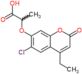 2-[(6-chloro-4-ethyl-2-oxo-2H-chromen-7-yl)oxy]propanoic acid