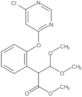 Metil 2-[(6-cloro-4-pirimidinil)oxi]-α-(dimetoximetil)bencenoacetato