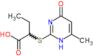 2-[(6-methyl-4-oxo-1,4-dihydropyrimidin-2-yl)sulfanyl]butanoic acid