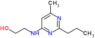 2-[(6-methyl-2-propylpyrimidin-4-yl)amino]ethanol