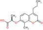 2-[(8-methyl-2-oxo-4-propyl-2H-chromen-7-yl)oxy]propanoic acid