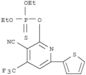 Phosphorothioic acid,O-[3-cyano-6-(2-thienyl)-4-(trifluoromethyl)-2-pyridinyl] O,O-diethyl ester