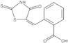 2-[(4-oxo-2-thioxo-1,3-thiazolidin-5-ylidene)methyl]benzoic acid