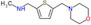 N-methyl-1-[5-(morpholin-4-ylmethyl)thiophen-2-yl]methanamine