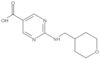 2-[[(Tetrahydro-2H-pyran-4-yl)methyl]amino]-5-pyrimidinecarboxylic acid