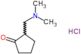2-[(dimethylamino)methyl]cyclopentanone hydrochloride (1:1)