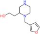 2-[1-(furan-3-ylmethyl)piperazin-2-yl]ethanol