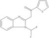 2-[1-(Difluoromethyl)-1H-benzimidazol-2-yl]-1-(2-thienyl)ethanone