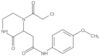 1-(2-Chloroacetyl)-N-(4-methoxyphenyl)-3-oxo-2-piperazineacetamide