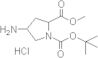 1,2-Pyrrolidinedicarboxylic acid, 4-amino-, 1-(1,1-dimethylethyl) 2-methyl ester, hydrochloride (1…