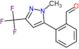 2-[2-methyl-5-(trifluoromethyl)pyrazol-3-yl]benzaldehyde