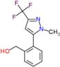 2-[1-Methyl-3-(trifluoromethyl)-1H-pyrazol-5-yl]benzenemethanol