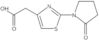 2-(2-Oxo-1-pyrrolidinyl)-4-thiazoleacetic acid