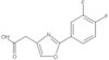 2-(3,4-Difluorophenyl)-4-oxazoleacetic acid