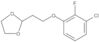 2-[2-(3-Chloro-2-fluorophenoxy)ethyl]-1,3-dioxolane