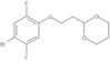 2-[2-(4-Bromo-2,5-difluorophénoxy)éthyl]-1,3-dioxane