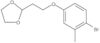 2-[2-(4-Bromo-3-methylphenoxy)ethyl]-1,3-dioxolane