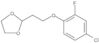 2-[2-(4-Chloro-2-fluorophenoxy)ethyl]-1,3-dioxolane