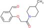 2-[2-(4-methylpiperidin-1-yl)-2-oxoethoxy]benzaldehyde