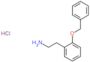 2-[2-(benzyloxy)phenyl]ethanamine hydrochloride