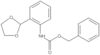 Phenylmethyl N-[2-(1,3-dioxolan-2-yl)phenyl]carbamate
