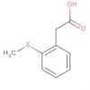 Benzeneacetic acid, 2-(methylthio)-