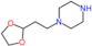 1-[2-(1,3-dioxolan-2-yl)ethyl]piperazine