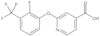 2-[2-Fluoro-3-(trifluoromethyl)phenoxy]-4-pyridinecarboxylic acid