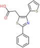 [2-phenyl-4-(thiophen-2-yl)-1,3-thiazol-5-yl]acetic acid