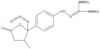 2-[2-[4-(2-Azidotetrahidro-3-metil-5-oxo-2-furanil)fenil]hidrazinilideno]propanodinitrilo