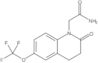 3,4-Dihydro-2-oxo-6-(trifluoromethoxy)-1(2H)-quinolineacetamide