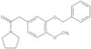 2-[4-Methoxy-3-(phenylmethoxy)phenyl]-1-(1-pyrrolidinyl)ethanone