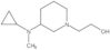 3-(Cyclopropylmethylamino)-1-piperidineethanol