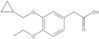 3-(Cyclopropylmethoxy)-4-ethoxybenzeneacetic acid