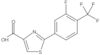 2-[3-Fluoro-4-(trifluoromethyl)phenyl]-4-thiazolecarboxylic acid