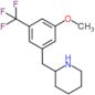 2-[[3-methoxy-5-(trifluoromethyl)phenyl]methyl]piperidine