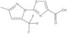 2-[3-Methyl-5-(trifluoromethyl)-1H-pyrazol-1-yl]-4-thiazolecarboxylic acid