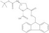 1-(9H-Fluoren-9-ylmethyl) (2S,4R)-4-[[(1,1-dimethylethoxy)carbonyl]amino]-1,2-pyrrolidinedicarboxy…