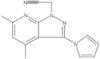 4,6-Dimethyl-3-(1H-pyrrol-1-yl)-1H-pyrazolo[3,4-b]pyridine-1-acetonitrile