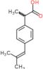 2-[4-(2-methylprop-1-en-1-yl)phenyl]propanoic acid