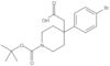 4-(4-Bromophenyl)-1-[(1,1-dimethylethoxy)carbonyl]-4-piperidineacetic acid