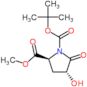 1-tert-butyl 2-methyl (2S,4R)-4-hydroxy-5-oxopyrrolidine-1,2-dicarboxylate