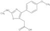 4-(4-Methoxyphenyl)-2-(methylamino)-5-thiazoleacetic acid